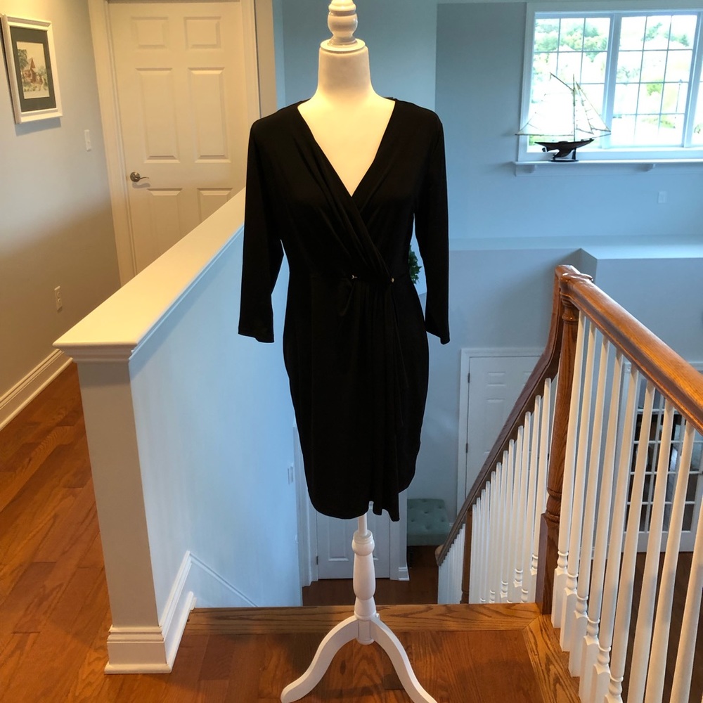 Michael Kors Black Wrap Dress